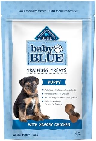 Blue Buffalo Baby BLUE Savory Chicken Puppy Training Treats, 4 oz