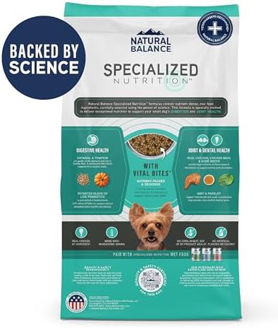 Natural Balance Specialized Nutrition Dog Food, Chicken & Oatmeal, 3.5 lb