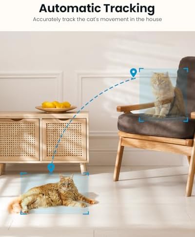 ieGeek Indoor Camera, 2K Cameras for Home Security, 5G Security Camera Indoor, 360° Pet/Dog/Baby Camera with Phone App, AI Tracking, 2-Way Audio, Night Vision, 24/7 SD Card Storage, Alexa (2 Pack)