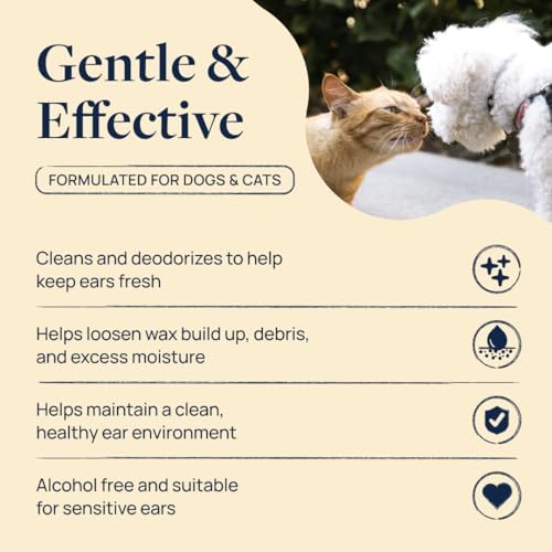 Veterinary Formula Clinical Care Ear Therapy Cleaner, 8 oz, 2-Pack
