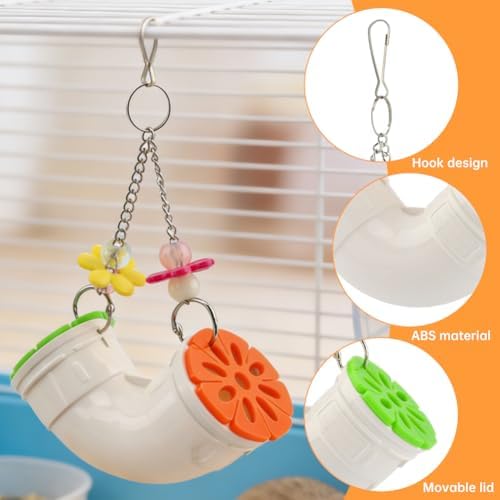 Rat Enrichment Toys, Small Pet Hanging Foraging Toy, Rat Cage Accessories