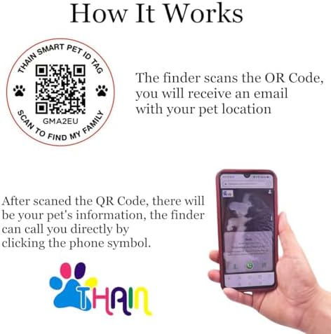 THAIN Personalized Cat Collar with Bell and Bowtie Breakaway QR Code Name Smart ID tag Quick Release Soft Comfortable Collar for Cats and Kittens (Purple)