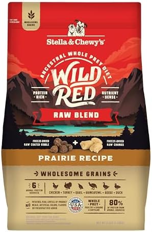 Stella & Chewy's Wild Red Blend Prairie Dry Dog Food, 3.5 lb