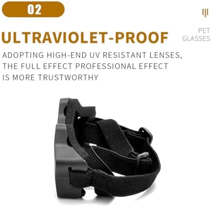 Dog Glasses Star Shape Frame Against Glasses Flexible Modifiable Bridge Easy Wipe Neat for Wilderness Expeditions Thin Pet