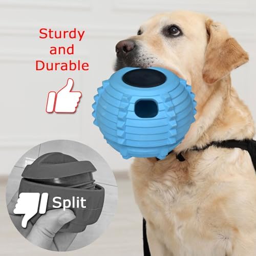 XHX Dog Toy to Keep Your Pup Distracted - Safe for Dogs - Low-Mess Design - Dog Toys for Small Dogs 10-25 lbs(Blue, S)