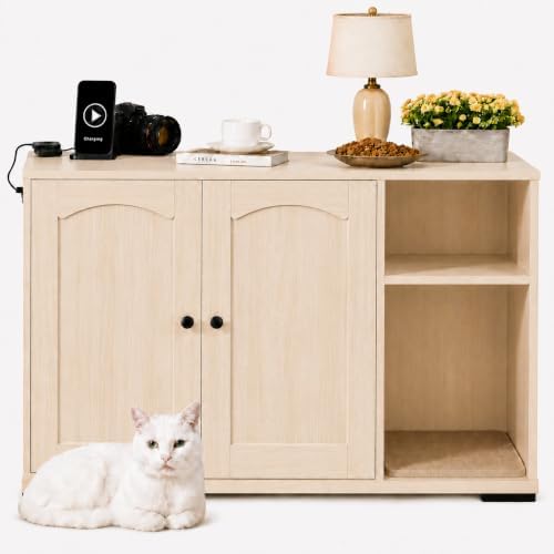 Garvee Cat Litter Box Enclosure, Large Cat House