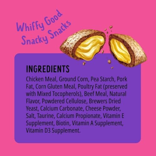Bonkers Bites Dog Treats, Crunchy Outer, Gooey Inner 5.3 oz Resealable Bag, 2 Pack - 1 Chicken Chomps, 1 Beef Lovers Flavor Plus Bone Shaped Waste Bag Dispenser & Free Roll
