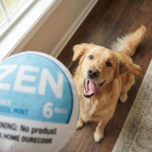 Zen-Pouchy Funny Dog Toy Squeaker - Hilarious Parody Nic Pouch Plush Toy - Durable Interactive Dog Toy for Small, Medium Dogs (Pink)