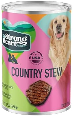 A Strong Heart Country Stew Cuts in Gravy Dog Food, 22oz, 12pk