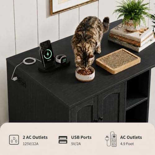 Garvee Cat Litter Box Enclosure, Large Cat House