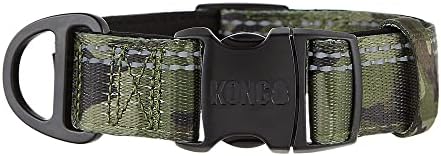 KONG Max HD Ultra Durable Neoprene Padded Dog Collar (Large, Camo)