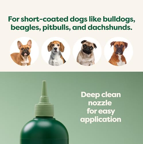Earth Rated Short Coat Essentials - Dog Shampoo, Grooming Wipes, Refresh Mist & Eye Wipes
