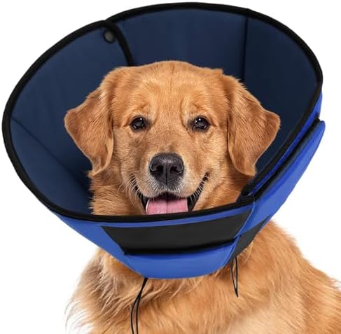 Soft Dog Cone for Large Dogs, Cone for Dog to Stop Licking