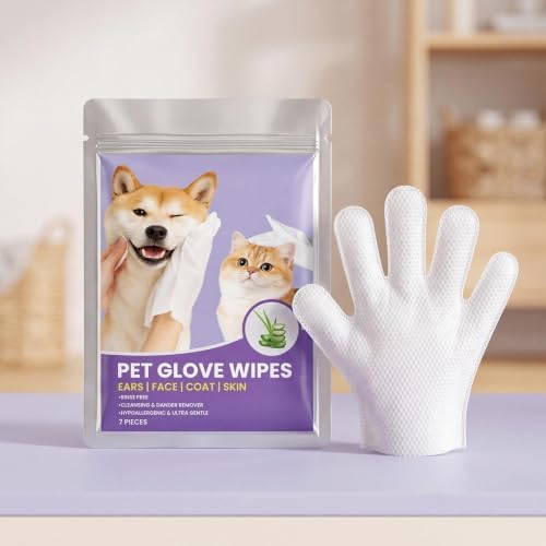 Dog Cleaning Gloves Gentle Nourishing Waterless