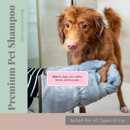 Begley's No Rinse Waterless Pet Shampoo, Bathless Cleaning, Deodorizing, and Odor Removal for a Shiny, Fresh Smelling Coat - Effective for Dogs, Puppies, and Cats - Refill, Fresh Oatmeal Mango