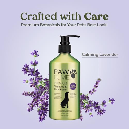 Paw Fume Gentle Ear Cleaner for Dogs + Dog Shampoo and Conditioner