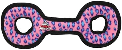 TUFFY uffy® : 2 Pack TugOWar Dog Toy: Ultra Durable Plush Toy with Multiple Layers & Reinforced Seams, Washable and Floats, Original Construction