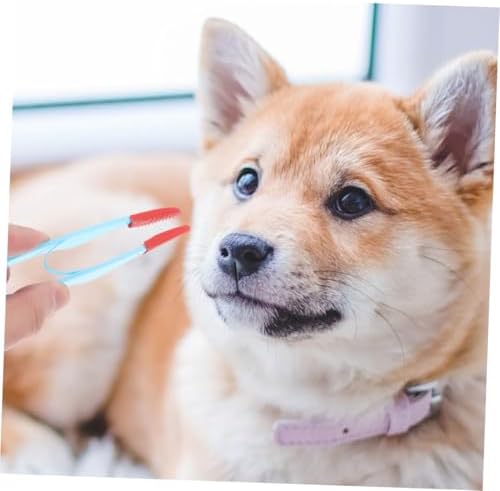 VANZACK 2pcs Pet Tear Brush Dog Eye Comb Cat Kitten Eye Brush Soft for Pet Grooming