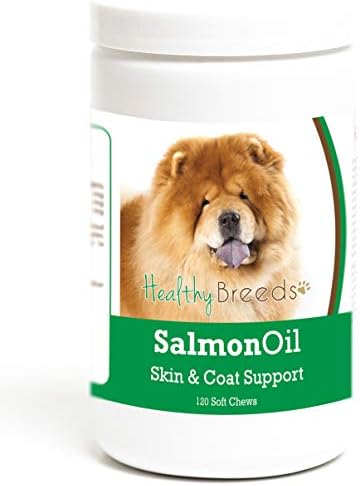 Healthy Breeds Chow Chow Salmon Oil Soft Chews 120 Count
