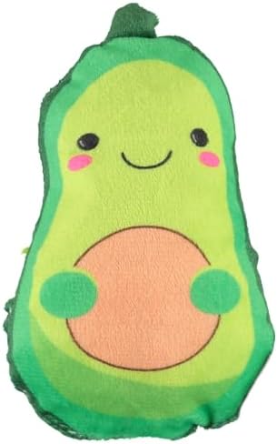 Cudlie 3 Pack Plush Dog Chew Toys – Soft Squeaky Puppy Toys for Small Dogs– 4" Durable, Cute & Safe Pet Toy Gift Set (Food, Fruit, Farm, Zoo & Safari Animal Themes)