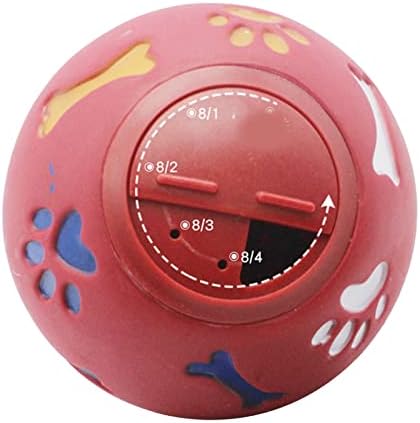Dog Treat Dispenser Ball, Adjustable Opening Slow Feeder Puzzle Toy