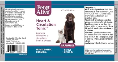 PetAlive Heart and Circulation Tonic Granules 2 Pack