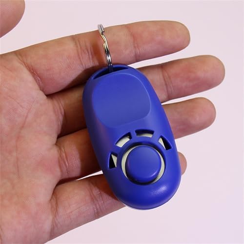 Dogs Training Clickers Plastic Pet Dogs Trainer Tool Stretch Help Wrist Rope Sound Keychains Dogs Training Clickers, Blue