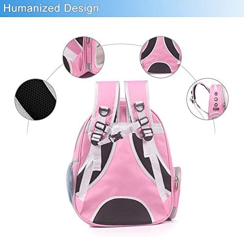 Cat Backpack Carrier Breathable Pet Travel Bag for Cats Dogs Bunny