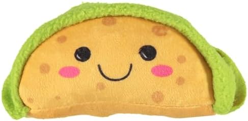 Cudlie 3 Pack Plush Dog Chew Toys – Soft Squeaky Puppy Toys for Small Dogs– 4" Durable, Cute & Safe Pet Toy Gift Set (Food, Fruit, Farm, Zoo & Safari Animal Themes)
