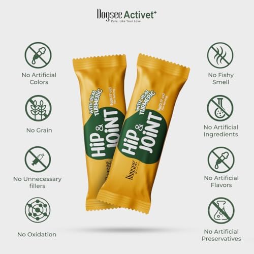 Dogsee Activet+ Freeze Dried Dog Food Topper with Yak Cheese Powder, Dog Supplement for Hip & Joint, Improve Mobility, Bone Strength & Promotes Better Joint Health (30 Sachets)