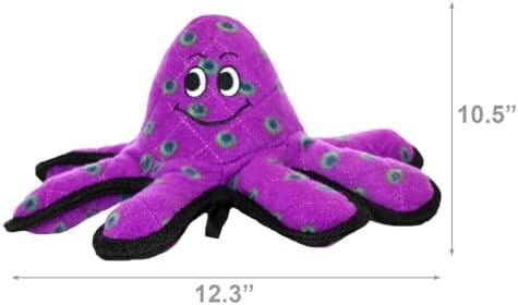 TUFFY® 2 Pack Octopus Turtle Ultra Durable Plush Dog Toys