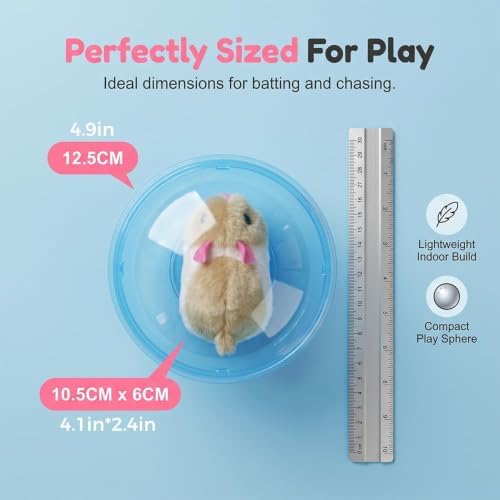 Self-Rolling Interactive Cat Ball 360° Automatic Moving Pet Toy2026 New Self-Rolling Interactive Cat Ball Realistic Animal Automatic Moving Rolling