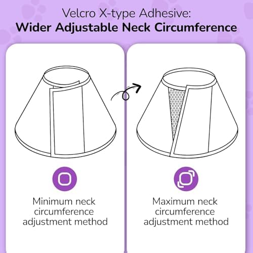 Soft Dog Cone Collar for Large Dogs After Surgery Adjustable