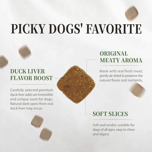 Herz Air-Dried Dog Food, Premium Chicken & Duck Liver Recipe, 2.2 lb