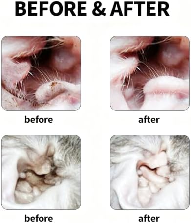 Dog Ear Cleaner for Dogs & Cats, 2 fl oz Gentle Ear Drops