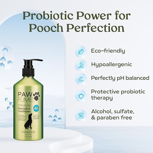 Pawfume Dog Shampoo and Conditioner (Show Dog) + Dog Shampoo and Conditioner (Blue Ribbon) + Ear Cleaner for Dogs