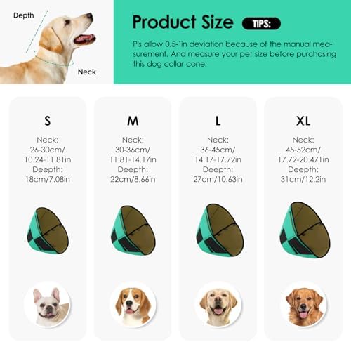 Small Dog Cone Collar, Adjustable Soft Cone for Small Dogs to Stop Licking