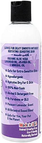 Bodhi Dog Gentle Moisturizing Dog Conditioner - Soothing Plant-Based Formula with Aloe Vera & Jojoba Oil - Hydrates & Softens Coat - Leaves Coat Soft Shiny & Manageable - Lavender Scent (17 Fl Oz)