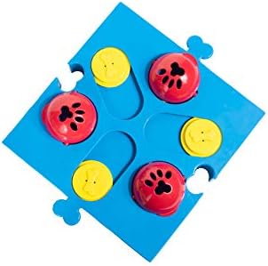 SPOT by Ethical Products Interactive Seek-A-Treat Flip 'N' Slide Dog Toy Puzzle | Dog Reward Toy Connector Puzzle Improves Your Dog's IQ | Specially Designed for Training Treats (Pack of 2)