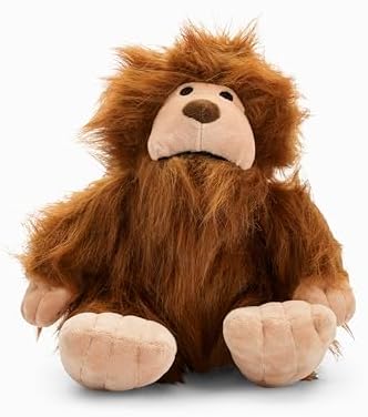 Flourish Pets 3 in 1 Multi-Layer Chew Toy for Active Dogs | Non-Toxic BPA Free Double Stitched Soft Fabric Exterior Dog Toys | Long-Lasting Dog Plush Toys (Large Sasquatch 11")