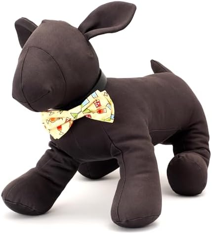 THE WORTHY DOG Everyday Patterned Pet Bow Ties for Dogs & Cats, Party