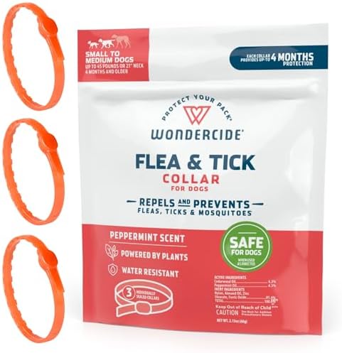 Wondercide - Dog Collar - Small Medium 3PK - Up to 12 Months Protection