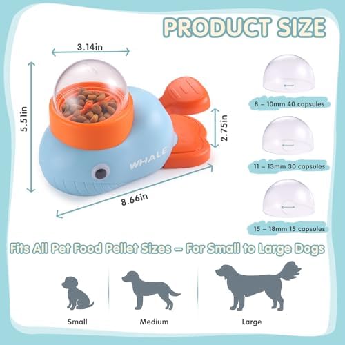 Interactive Dog Toys & Cat Toys for Indoor Cats, Dog Puzzle Toy Slow Feeder Bowl, Puppy Enrichment Toys, Interactive Cat Toys, Dog Feeder Puzzle Toy for Smart Dogs to Keep Them Busy