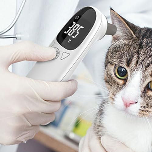 Dog Ear Thermometers High-Precision, Double-Mode Design, Clear LED Display