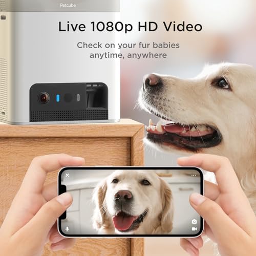 Petcube Bites 2 Lite - WiFi Pet Camera with Treat Dispenser & App