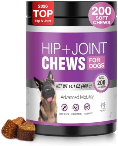 Joint Supplement for Dogs 200 ct, Glucosamine Chondroitin MSM for All Dogs