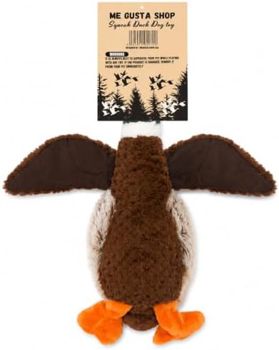 Duck Dog Toy Squeak Toys | Mallard-Shaped | Shaped Pet Toys | Duck Dog Toys for Large Dogs | Mallard Dog Toy | Dog Chew Toys | Stuffed Toys Interactive Animal.
