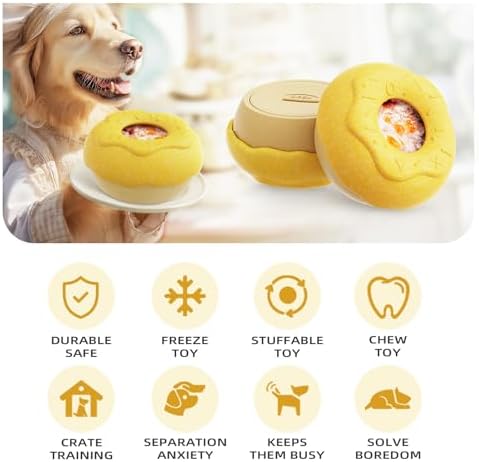 Frozen Dog Treat Toy for Large Dogs, Dog Toys for Aggressive Chewers