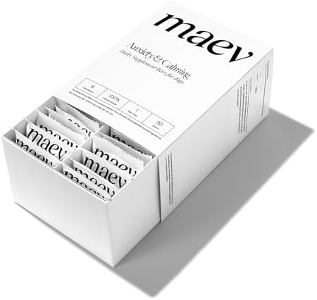 Maev Anxiety & Calming Supplement Bars for Dogs, with L-Theanine, 30 Count