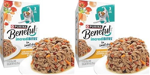 Beneful Purina Small Breed Wet Dog Food in Gravy, IncrediBites with Real Chicken - (16 Packs of 3) 3 oz. Cans